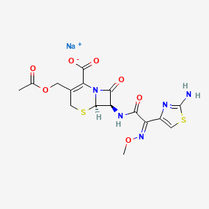 molecular formula C16H16N5NaO7S2 B7799409 CID 5702018 