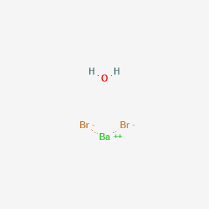 molecular formula BaBr2H2O B7799411 Barium(2+);dibromide;hydrate 