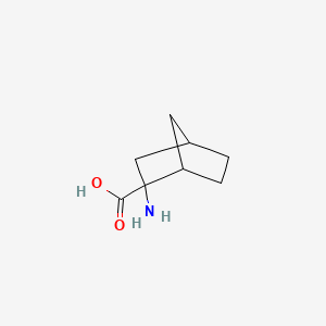molecular formula C8H13NO2 B7799479 2-Aminobicyclo[2.2.1]heptane-2-carboxylic acid CAS No. 39669-35-7