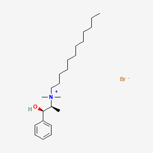 molecular formula C23H42BrNO B7799545 (-)-N-Dodecyl-N-methylephedrinium bromide 