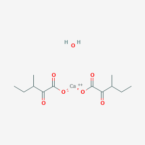 molecular formula C12H20CaO7 B7799608 Calcium;3-methyl-2-oxopentanoate;hydrate 