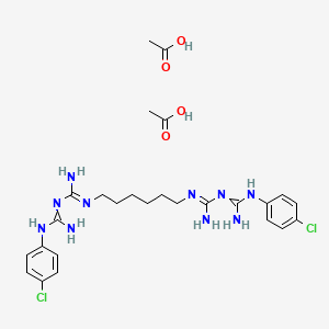 molecular formula C26H38Cl2N10O4 B7799614 Chlorzoin 