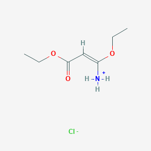 ethyl (E)-3-amino-3-ethoxyprop-2-enoate;hydrochloride
