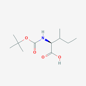 molecular formula C11H21NO4 B7799817 N-tert-Butoxycarbonyl-L-isoleucine 
