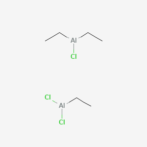 molecular formula C6H15Al2Cl3 B7799965 Ethylaluminum sesquichloride 