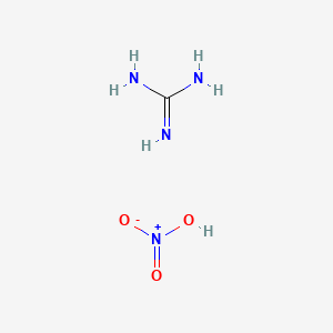 molecular formula CH5N3.HNO3<br>CH6N4O3<br>CH5N3.HNO3<br>C(NH2)3NO3<br>CH6N4O3 B7800015 Guanidine nitrate CAS No. 52470-25-4