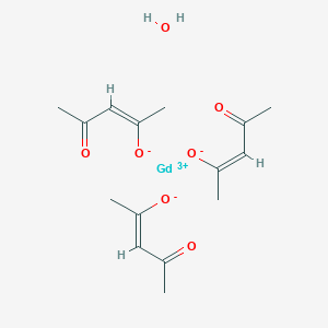 molecular formula C15H23GdO7 B7800116 Gadolinium(III) 2,4-pentanedionate hydrate, REacton|r, 99.9% (REO) 