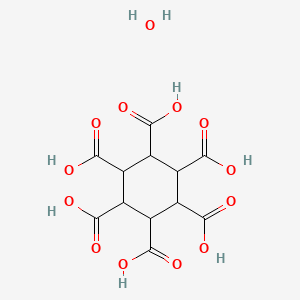 molecular formula C12H14O13 B7800315 1,2,3,4,5,6-Cyclohexanehexacarboxylic Acid Monohydrate 
