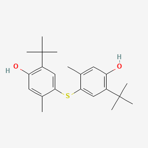 molecular formula C22H30O2S B7800368 4,4'-Thiobis(6-tert-butyl-m-cresol) CAS No. 57062-46-1