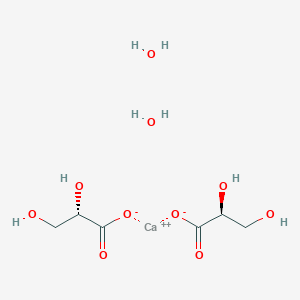 molecular formula C6H14CaO10 B7800443 L-Glyceric acid calcium salt dihydrate 