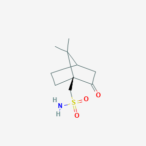 molecular formula C10H17NO3S B7800498 ((1S)-7,7-Dimethyl-2-oxobicyclo[2.2.1]heptan-1-yl)methanesulfonamide 