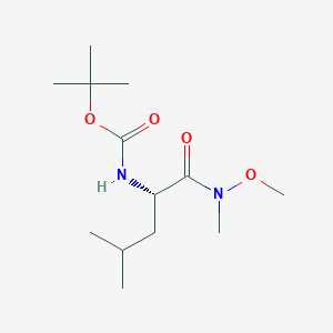 molecular formula C13H26N2O4 B7800545 Boc-L-Leucine N,O-Dimethylhydroxamide 