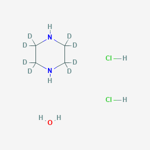 molecular formula C4H14Cl2N2O B7800563 Piperazine-2,2,3,3,5,5,6,6-d8 dihydrochloride 