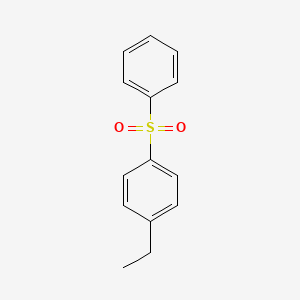 molecular formula C14H14O2S B7800571 4-Ethylphenylsulfonylbenzene 