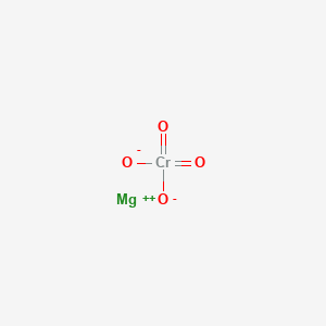 molecular formula MgCrO4<br>CrMgO4 B078006 Chrom(VI)-Magnesium CAS No. 13423-61-5