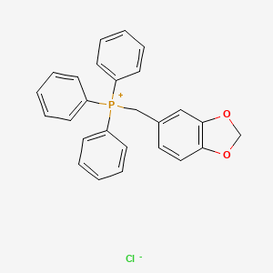molecular formula C26H22ClO2P B7800624 (Benzo[d][1,3]dioxol-5-ylmethyl)triphenylphosphonium chloride CAS No. 63368-35-4