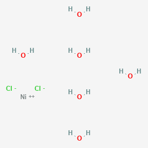 molecular formula Cl2H12NiO6 B7800714 Nickel dichloride hexahydrate 