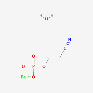 molecular formula C3H6BaNO5P B7800800 氰基乙基磷酸钡水合物 