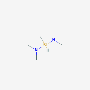 molecular formula C5H16N2Si B7800818 Bis(dimethylamino)-methylsilane 