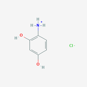molecular formula C6H8ClNO2 B7800920 (2,4-Dihydroxyphenyl)azanium;chloride 
