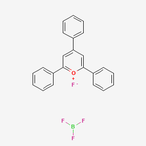 molecular formula C23H17BF4O B7801050 Trifluoroborane;2,4,6-triphenylpyrylium;fluoride 