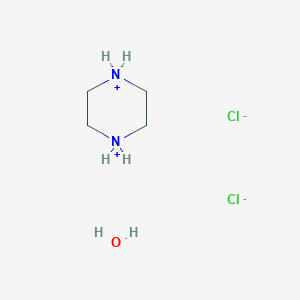 molecular formula C4H14Cl2N2O B7801102 二盐酸哌嗪一水合物 