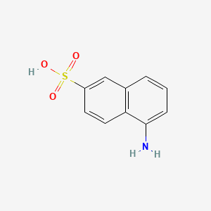 molecular formula C10H9NO3S B7801108 5-氨基-2-萘磺酸 CAS No. 51548-48-2