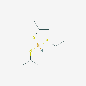 molecular formula C9H22S3Si B7801380 Tris(propan-2-ylsulfanyl)silane 