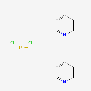 molecular formula C10H10Cl2N2Pt B7801425 Platinum(II), dipyridinedichloro-, trans- 