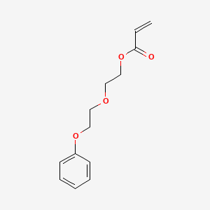 molecular formula C13H16O4 B7801498 2-Propenoic acid, 2-(2-phenoxyethoxy)ethyl ester CAS No. 61630-25-9