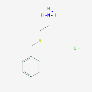 molecular formula C9H14ClNS B7801507 beta-(Benzylthio)ethylamine hydrochloride 