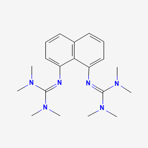 molecular formula C20H30N6 B7801560 1,8-Bis-(tetramethylguanidino)naphthalene 