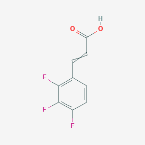 molecular formula C9H5F3O2 B7801593 2-Propenoic acid, 3-(2,3,4-trifluorophenyl)- 