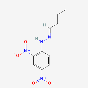 molecular formula C10H12N4O4 B7801629 丁醛，(2,4-二硝基苯基)腙 