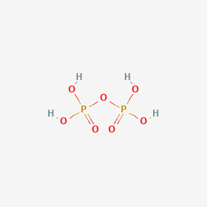 molecular formula H4O7P2 B7801670 焦磷酸 CAS No. 33943-49-6