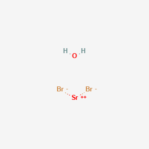 molecular formula Br2H2OSr B7801678 Strontium bromide 1-hydrate 