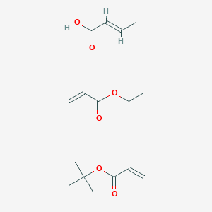 2-Propenoic acid, 2-methyl-, polymer with 1,1-dimethylethyl 2-propenoate and ethyl 2-propenoate