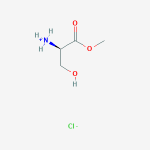 [(2R)-3-Hydroxy-1-methoxy-1-oxopropan-2-yl]azanium;chloride