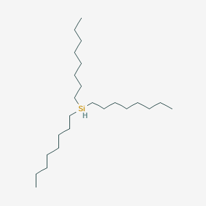 molecular formula C24H52Si B7801834 Trioctylsilane, 95% 