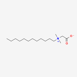 molecular formula C16H33NO2 B7801846 2-(Dodecyldimethylammonio)acetate CAS No. 85736-48-7