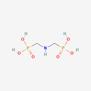 molecular formula C2H9NO6P2 B7801933 (Phosphonomethylamino)methylphosphonic acid CAS No. 68412-67-9