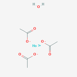 molecular formula C6H11HoO7 B7801968 Holmium(III)acetatehydrate 