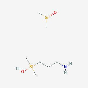 Dimethyl(oxo)silane;3-[hydroxy(dimethyl)silyl]propan-1-amine