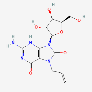 molecular formula C13H17N5O6 B7802105 CID 60737 