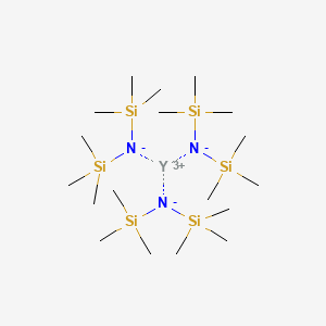 molecular formula C18H54N3Si6Y B7802121 Tris[N,N-bis(trimethylsilyl)amide]yttrium 