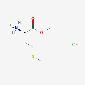 molecular formula C6H14ClNO2S B7802276 [(2S)-1-methoxy-4-methylsulfanyl-1-oxobutan-2-yl]azanium;chloride 
