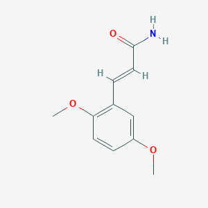 molecular formula C11H13NO3 B7802291 trans-2,5-Dimethoxycinnamamide CAS No. 870703-82-5