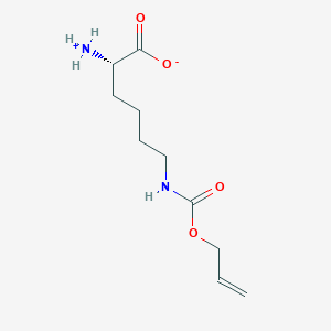 (2S)-2-azaniumyl-6-(prop-2-enoxycarbonylamino)hexanoate