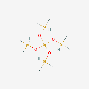 molecular formula C8H28O4Si5 B7802392 四（二甲基甲硅烷基）硅酸盐 