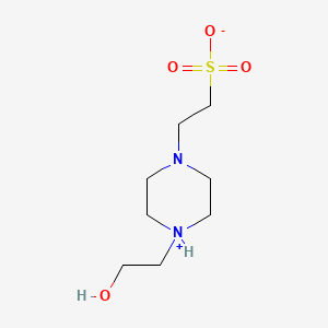 2-[4-(2-Hydroxyethyl)piperazin-4-ium-1-yl]ethanesulfonate